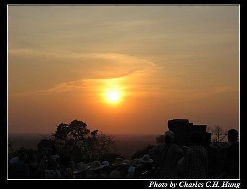 微笑高棉–Day 2–巴肯山夕陽