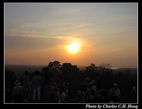 微笑高棉–Day 2–巴肯山夕陽