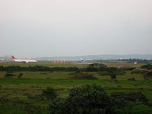 桃園機場第三航廈賞機