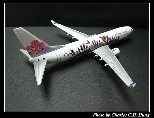 中華航空 B737-800薰衣草彩繪機