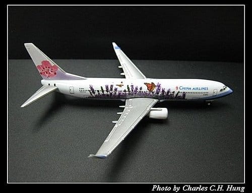 中華航空 B737-800薰衣草彩繪機