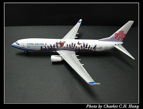 中華航空 B737-800薰衣草彩繪機