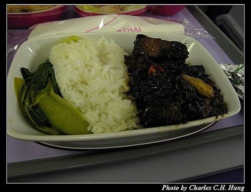 希臘愛琴海–Day 1–飛機餐：晚餐