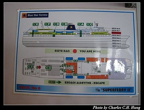 希臘愛琴海–Day 4–Blue Star Ferries