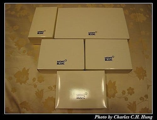 MONT BLANC 萬寶龍皮件組