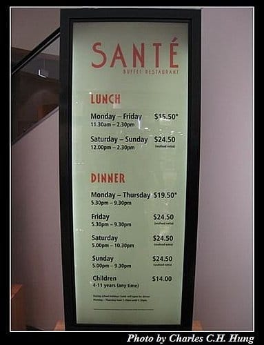 東澳好事多–Day 4–午餐：Sante Buffet Restaurant