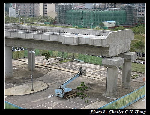 台鐵六家線施工狀況–20091114