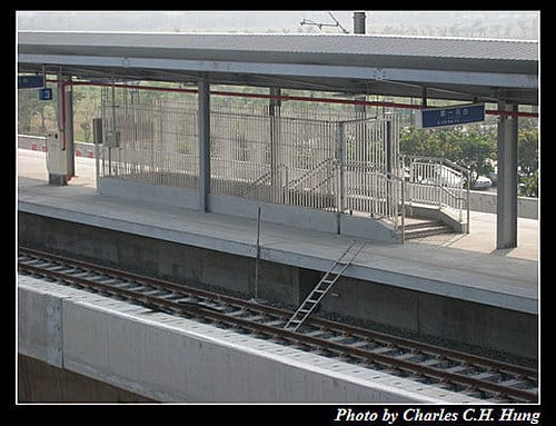台鐵沙崙站施工現況–20091203