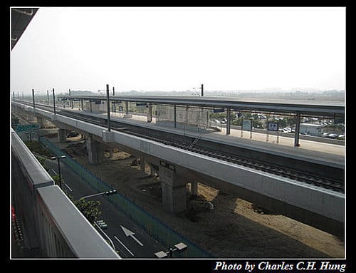 台鐵沙崙站施工現況–20091203