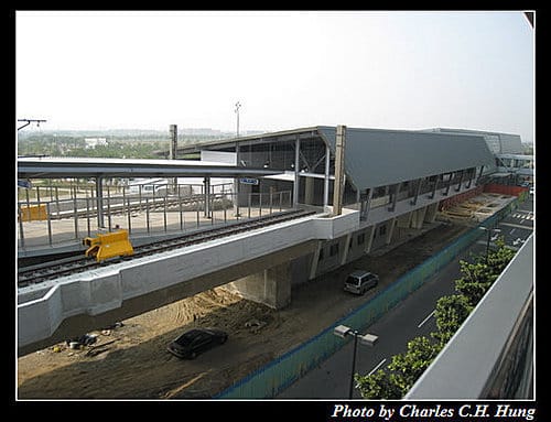 台鐵沙崙站施工現況–20091203