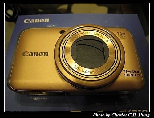 Canon PowerShot SX210 IS 開箱文 - 第1張圖 Canon PowerShot SX210 IS 開箱文