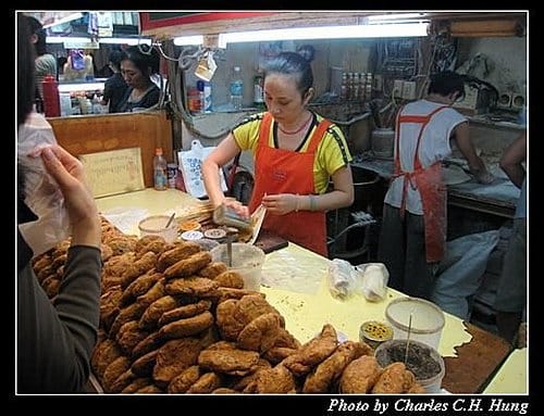 台北市–士林夜市：老士林大餅包小餅