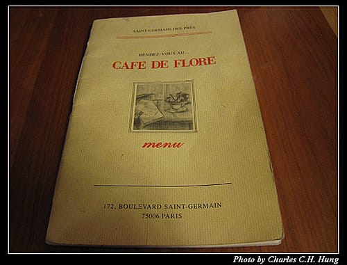 荷德比法–Day 7–巴黎左岸：Cafe de Flore 花神咖啡
