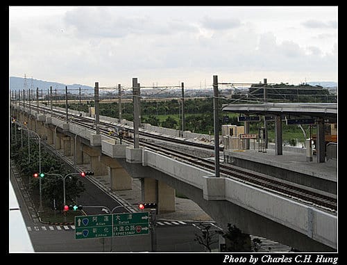 台鐵沙崙站施工現況–20100802