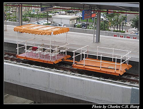 台鐵沙崙站施工現況–20100802