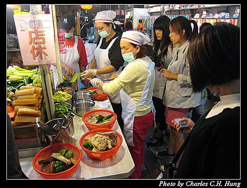 台北市–士林夜市：阿姨鹽水雞