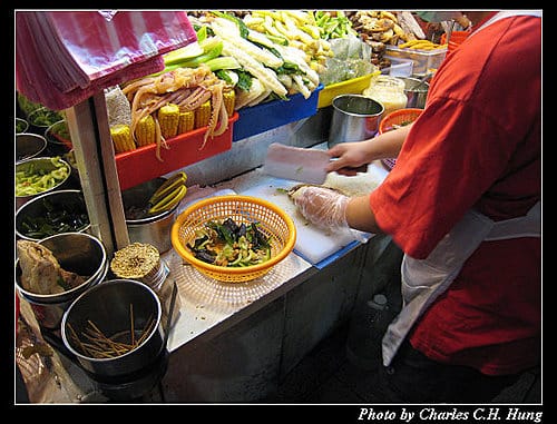 台北市–士林夜市：阿姨鹽水雞