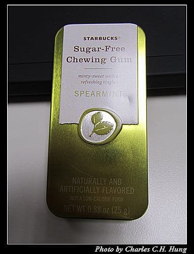 STARBUCKS CARD & Suger-Free Chewing Gum