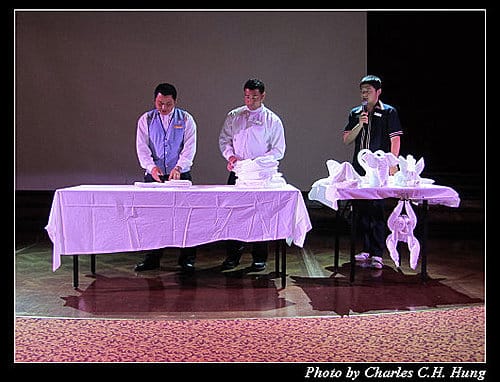 麗星寶瓶星–Day 4–毛巾折疊展示
