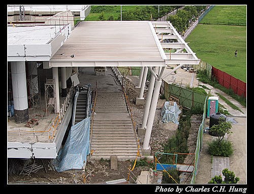 台鐵六家站施工現況–20110720