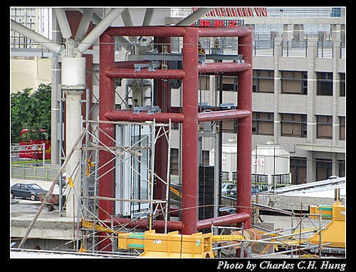 台鐵六家站施工現況–20110720