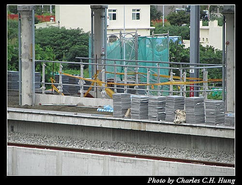 台鐵六家站施工現況–20110720