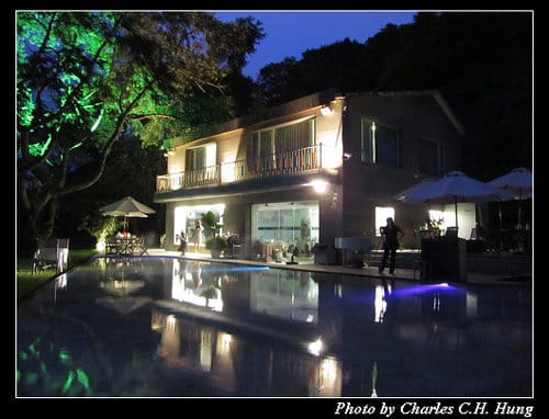 苗栗卓蘭–勻淨湖：夜景
