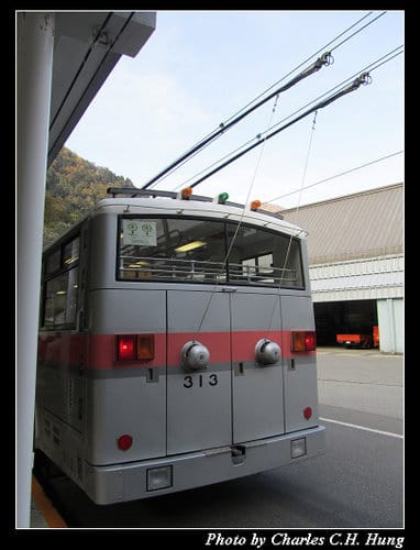 立山黑部–Day 3–黑部水壩–＞扇澤車站（山路電動巴士）