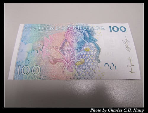 瑞典100克郎紙鈔