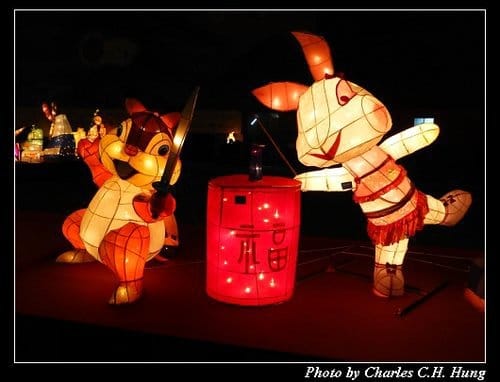 新竹竹北–2013臺灣燈會日本青森縣睡魔龍王巨燈踩街（遊燈會 趴特萬）
