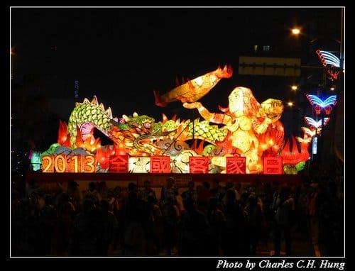 新竹竹北–2013臺灣燈會日本青森縣睡魔龍王巨燈踩街（遊燈會 趴特萬）