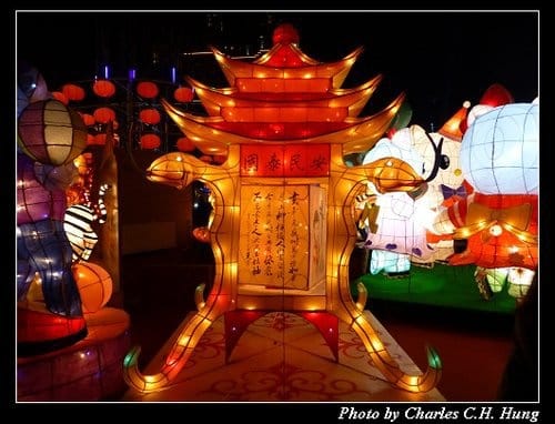 新竹竹北–2013臺灣燈會日本青森縣睡魔龍王巨燈踩街（遊燈會 趴特萬）