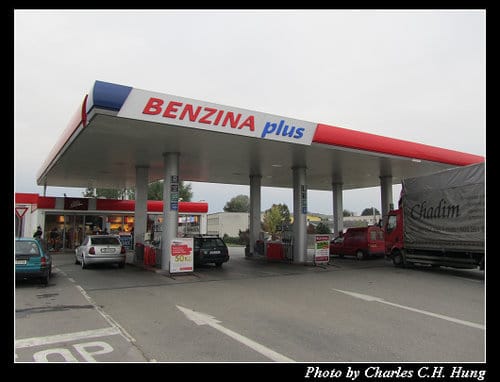 奧地利捷克–Day 7–加油站 BENZINA plus