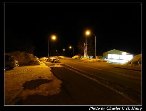 晚冬北海道–Day 1–飯店周邊夜拍