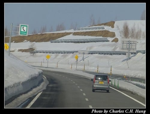 晚冬北海道–道路設施