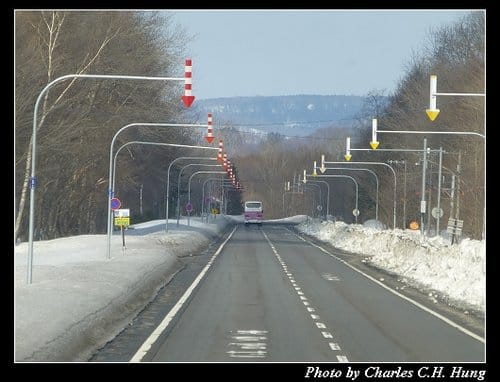 晚冬北海道–道路設施