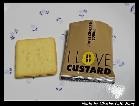 日本-I Love Custard Nufu Nufu 卡士達蛋奶油起司夾心餅乾