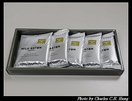 日本–【MILK BATON】華夫餅乾5入 抹茶