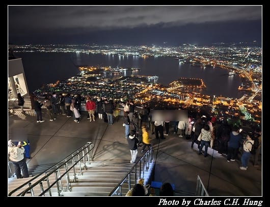 北海道賞櫻–Day 1–函館山山頂展望台 世界三大夜景！函館百萬夜景