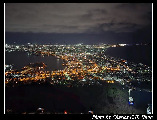 北海道賞櫻–Day 1–函館山山頂展望台 世界三大夜景！函館百萬夜景