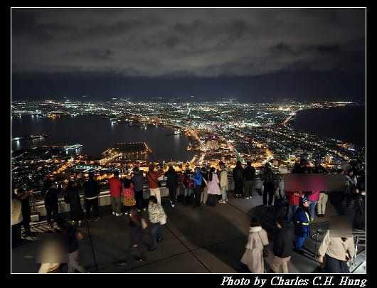北海道賞櫻–Day 1–函館山山頂展望台 世界三大夜景！函館百萬夜景