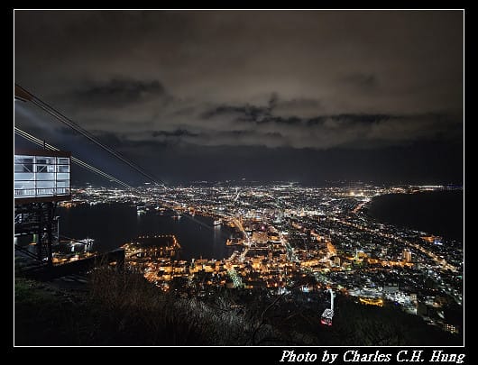 北海道賞櫻–Day 1–函館山山頂展望台 世界三大夜景！函館百萬夜景