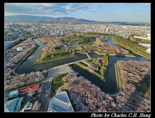 北海道賞櫻–Day 2–五稜郭塔（五稜郭タワー）、五稜郭公園