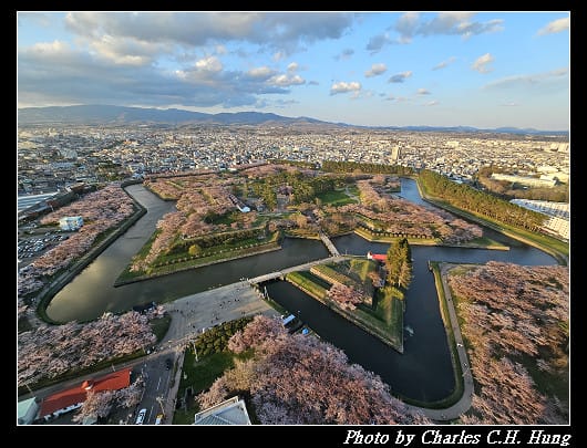 北海道賞櫻–Day 2–五稜郭塔（五稜郭タワー）、五稜郭公園