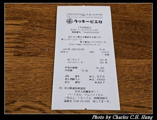北海道賞櫻–Day 3–晚餐：幸運小丑漢堡 十字街銀座店（ラッキーピエロ 十字街銀座店）