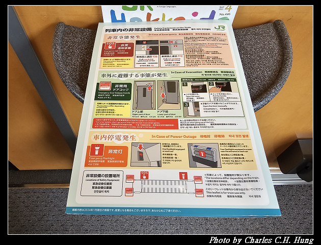 北海道賞櫻–Day 5–特急北斗HOKUTO（261系）9号 綠色車廂（Green Car）函館 to 札幌