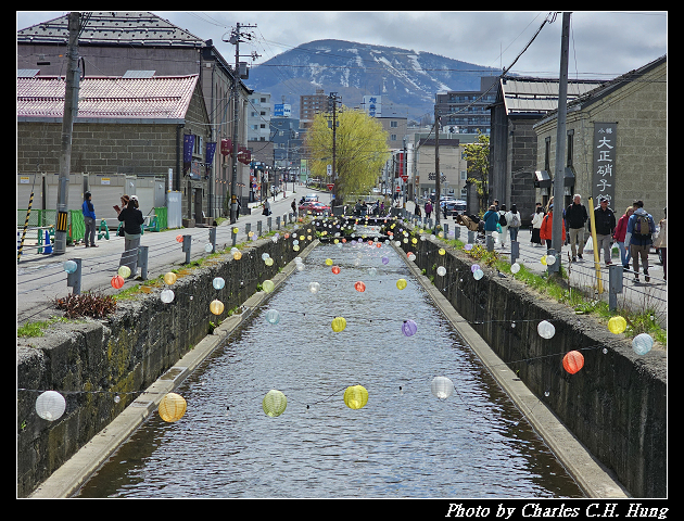 北海道賞櫻–Day 6–小樽運河 日景
