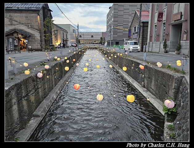 北海道賞櫻–Day 6–小樽運河 夜景