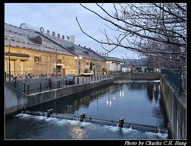 北海道賞櫻–Day 6–小樽運河 夜景