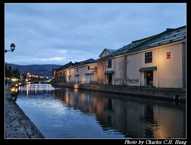 北海道賞櫻–Day 6–小樽運河 夜景